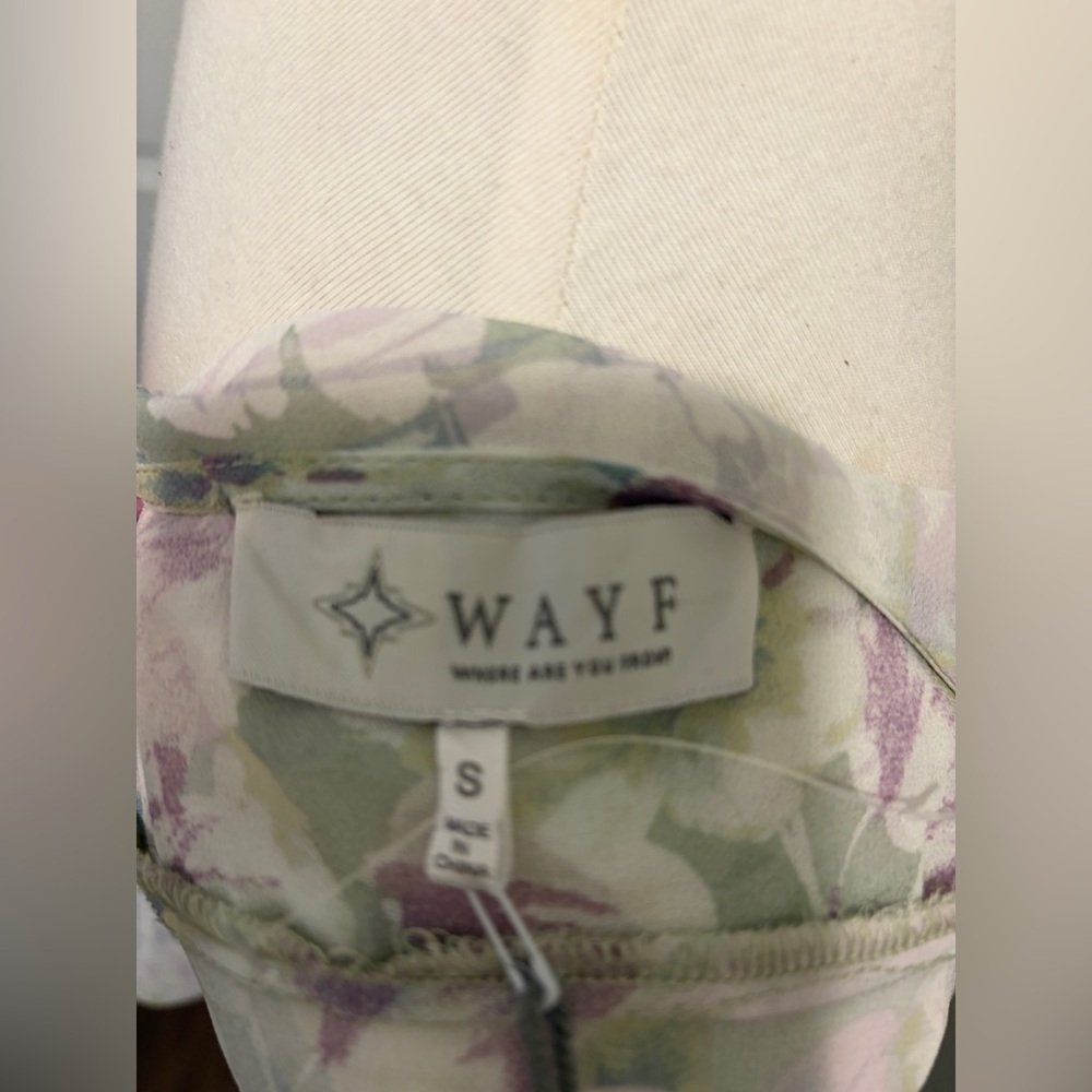 Wayf Pastel  Spring Floral Blouse - Picture 2 of 5